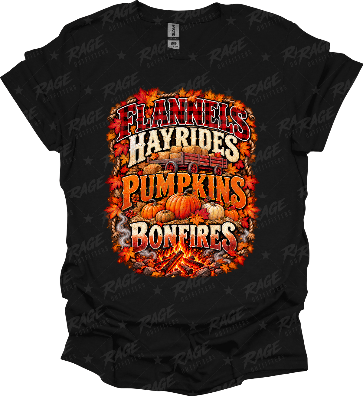 FLANNELS, HAYRIDES,  PUMPKINS & BONFIRES
